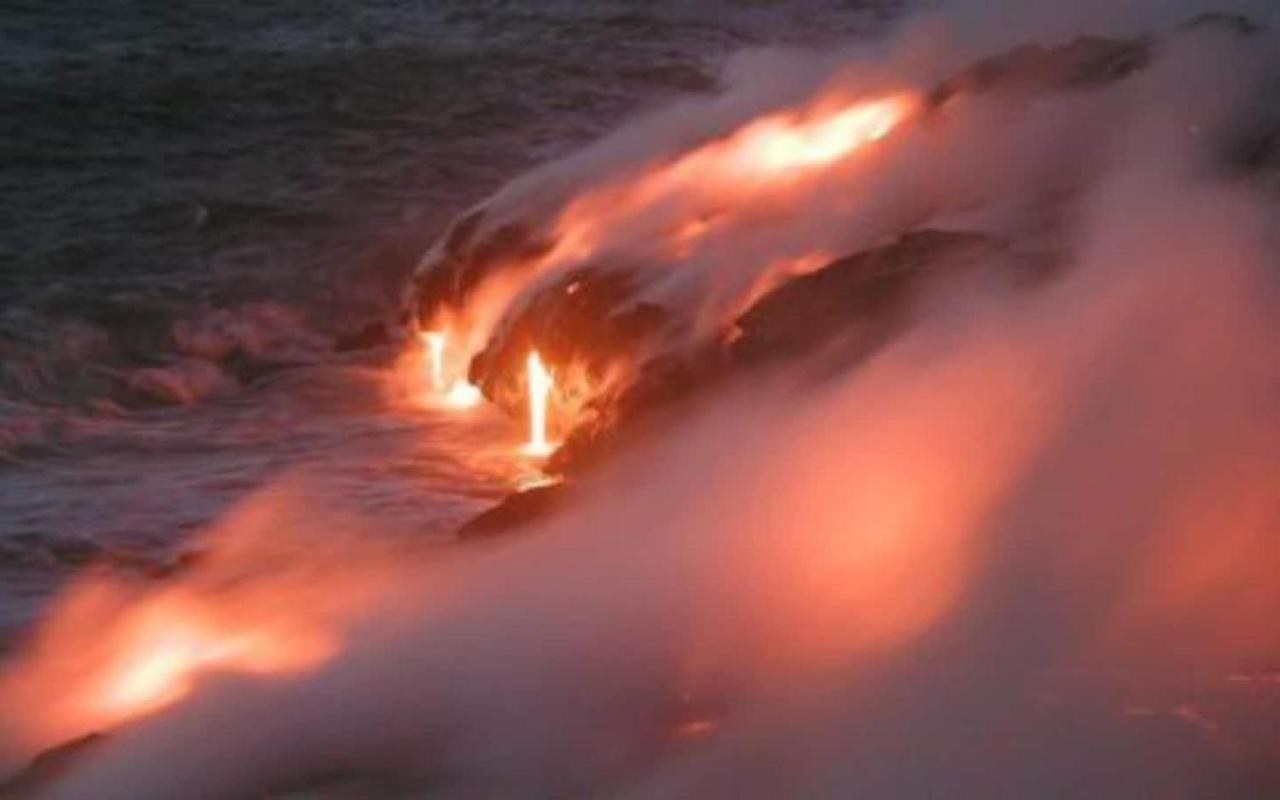The Magical Lava Temple With Epic Volcano Views! Kehena Exteriör bild